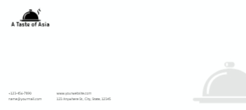 Coffee Bar Cheap Custom Envelope Printing template preview 6
