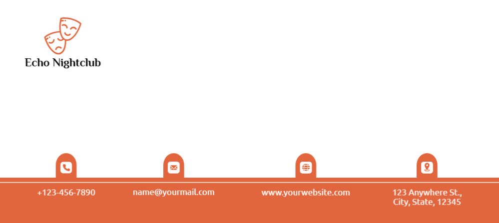 Entertainment Cheap Custom Envelope Printing template preview 25