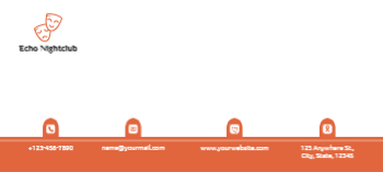 Entertainment Cheap Custom Envelope Printing template preview 10