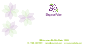 Spa Saloon Cheap Custom Envelope Printing template preview 5