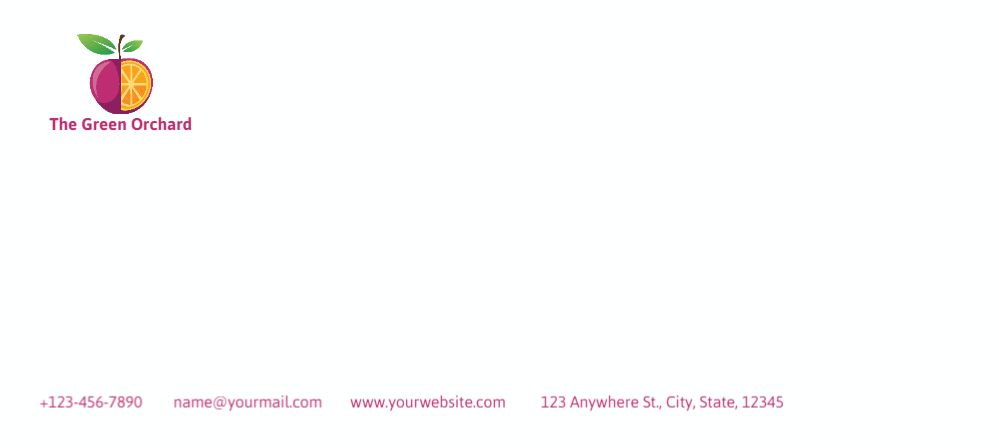Food Hotel And Restaurant Cheap Custom Envelope Printing template preview 17