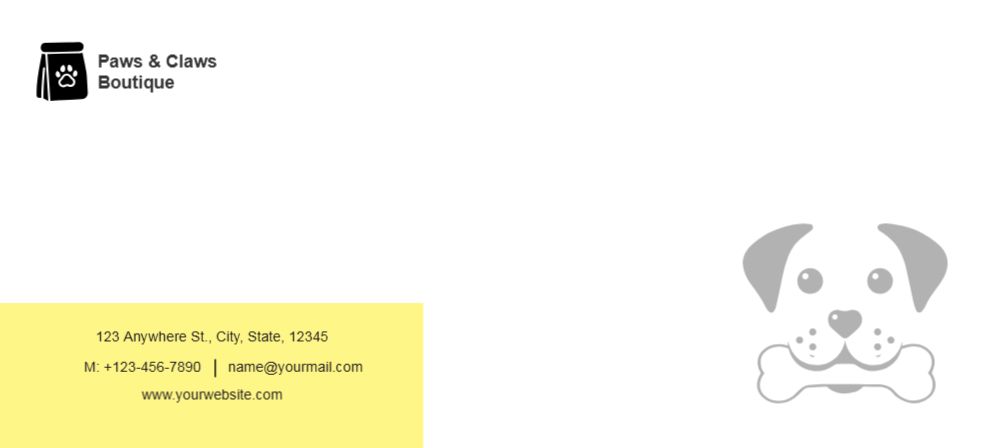 Clean Simple Cheap Custom Envelope Printing template preview 24