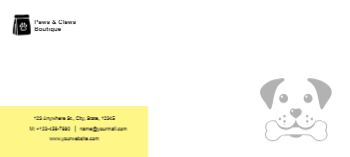 Clean Simple Cheap Custom Envelope Printing template preview 9