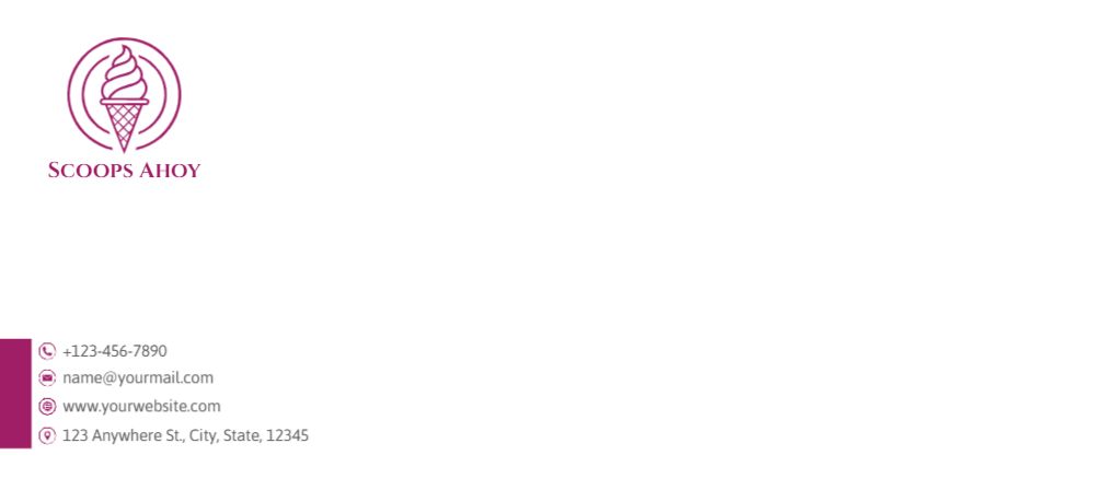 Food Hotel And Restaurant Cheap Custom Envelope Printing template preview 25