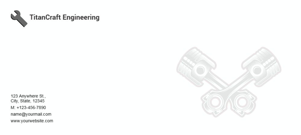 Computer Cheap Custom Envelope Printing template preview 28