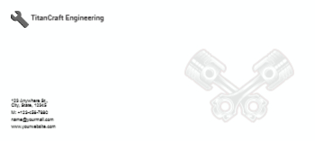 Computer Cheap Custom Envelope Printing template preview 13