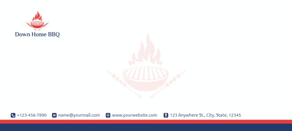 Coffee Bar Cheap Custom Envelope Printing template preview 19