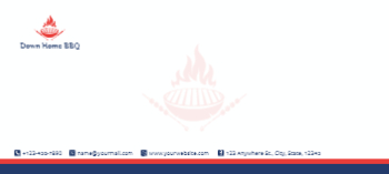 Coffee Bar Cheap Custom Envelope Printing template preview 4
