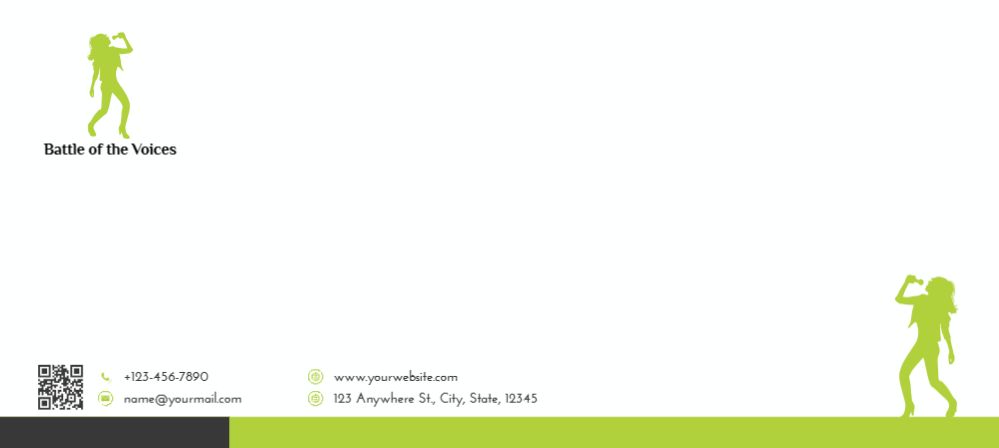 Entertainment Cheap Custom Envelope Printing template preview 19