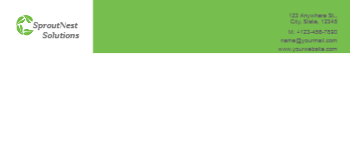 Agriculture Cheap Custom Envelope Printing template preview 7