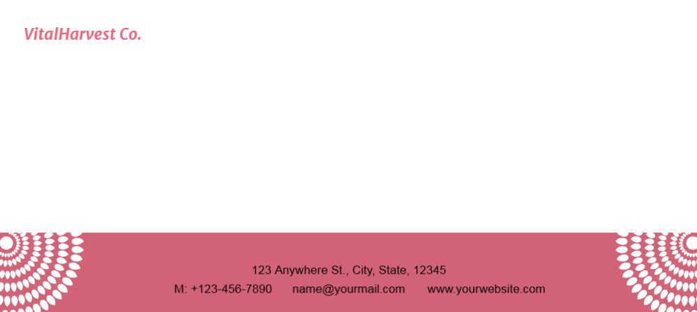 Flowers Cheap Custom Envelope Printing template preview 29