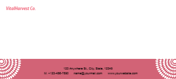 Flowers Cheap Custom Envelope Printing template preview 14