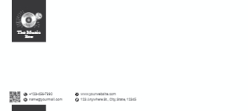 Music Dj Cheap Custom Envelope Printing template preview 9