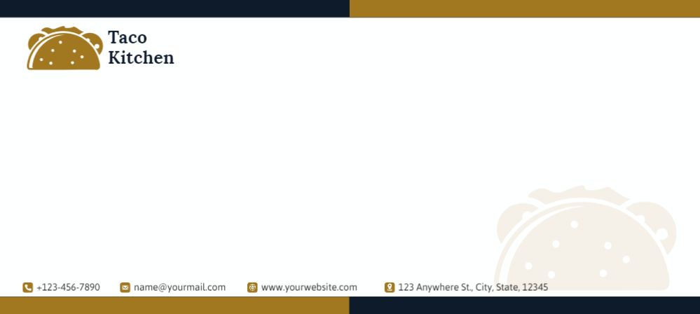 Coffee Bar Cheap Custom Envelope Printing template preview 23