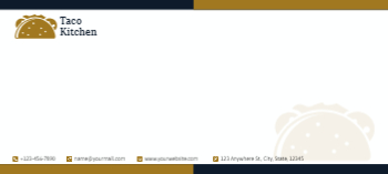 Coffee Bar Cheap Custom Envelope Printing template preview 8