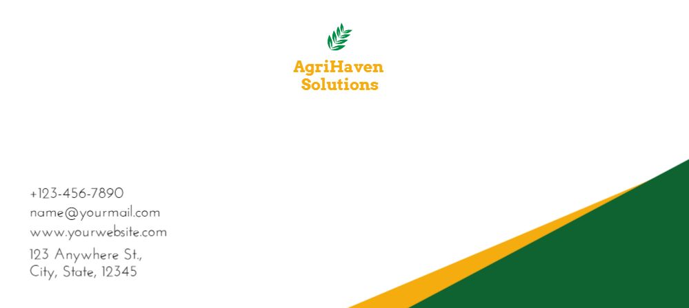 Agriculture Cheap Custom Envelope Printing template preview 21