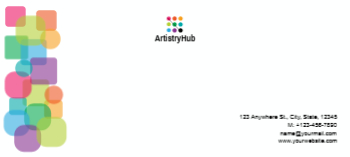 Illustrative Cheap Custom Envelope Printing template preview 6