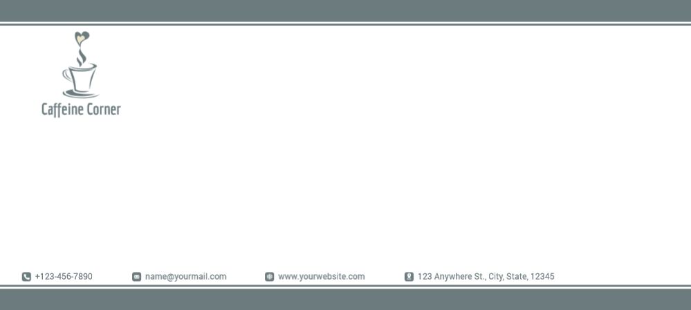 Food Hotel And Restaurant Cheap Custom Envelope Printing template preview 18