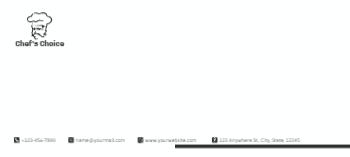 Coffee Bar Cheap Custom Envelope Printing template preview 9