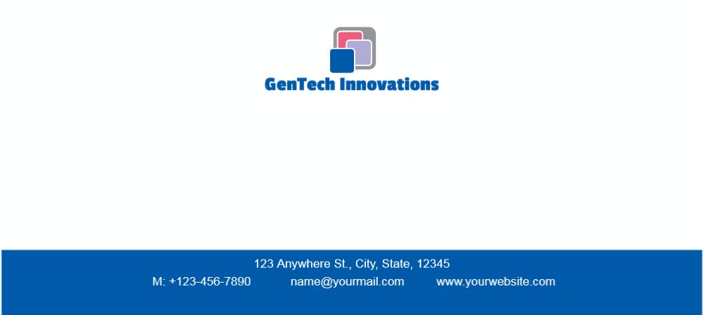 Finance Cheap Custom Envelope Printing template preview 27