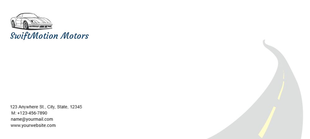 Transportation And Logistics Cheap Custom Envelope Printing template preview 25