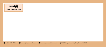 Coffee Bar Cheap Custom Envelope Printing template preview 5