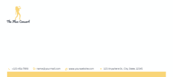 Entertainment Cheap Custom Envelope Printing template preview 8
