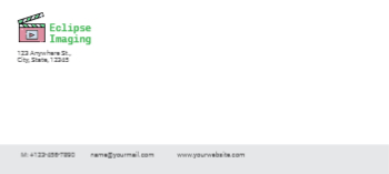 Clean Simple Cheap Custom Envelope Printing template preview 12