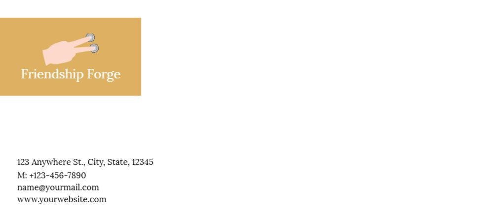 Stay In Touch Cheap Custom Envelope Printing template preview 17