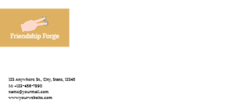 Stay In Touch Cheap Custom Envelope Printing template preview 6