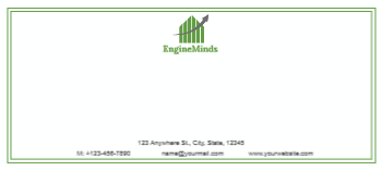 Finance Cheap Custom Envelope Printing template preview 6