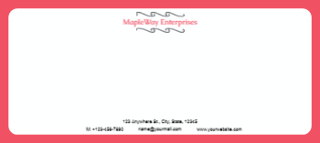 Communication Cheap Custom Envelope Printing template preview 8