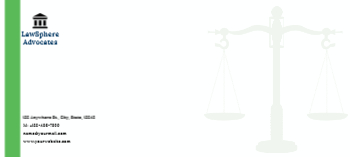 Lawyer Cheap Custom Envelope Printing template preview 14