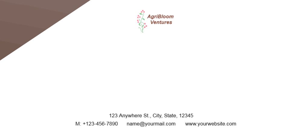 Flowers Cheap Custom Envelope Printing template preview 27