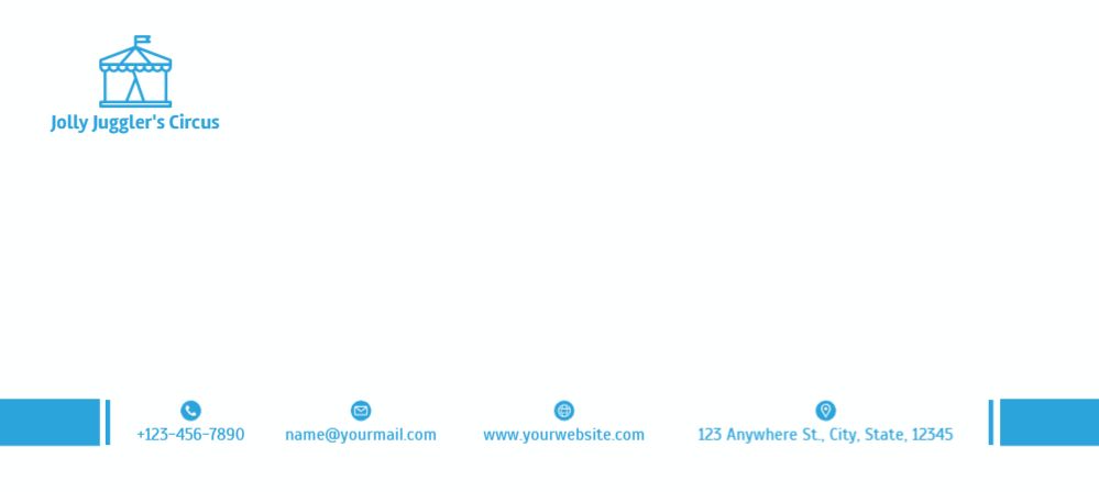 Entertainment Cheap Custom Envelope Printing template preview 28