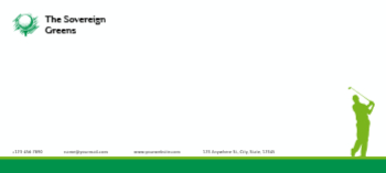 Sport Cheap Custom Envelope Printing template preview 12