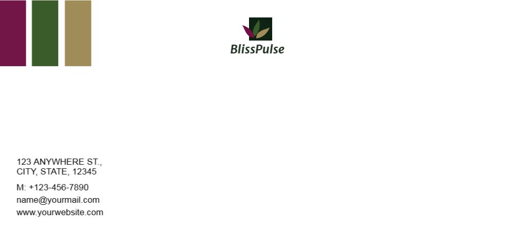Spa Saloon Cheap Custom Envelope Printing template preview 22