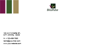 Spa Saloon Cheap Custom Envelope Printing template preview 7