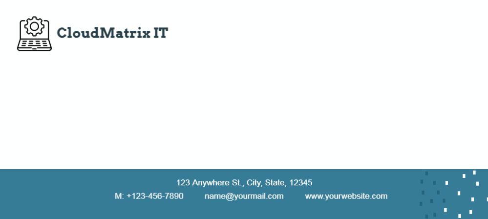 Computer Cheap Custom Envelope Printing template preview 27