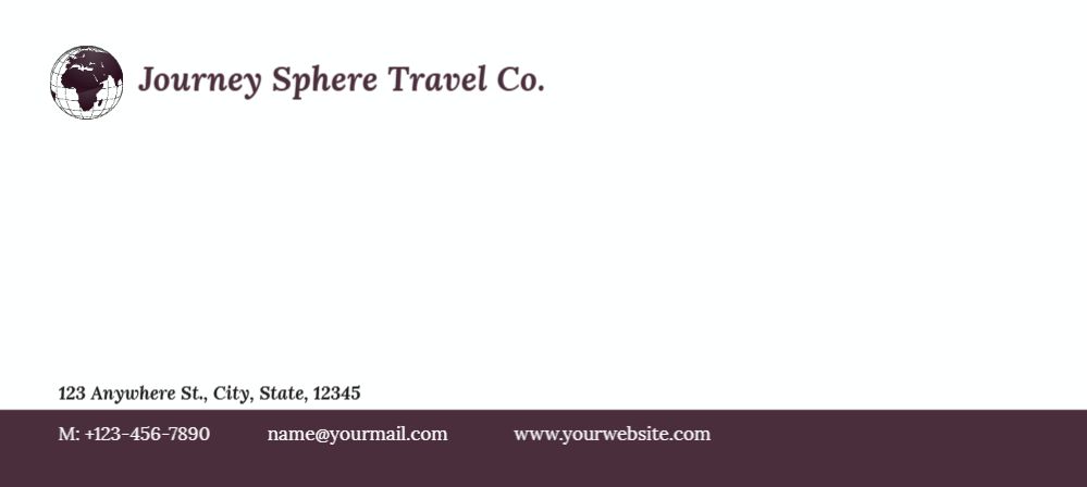 Clean Simple Cheap Custom Envelope Printing template preview 29