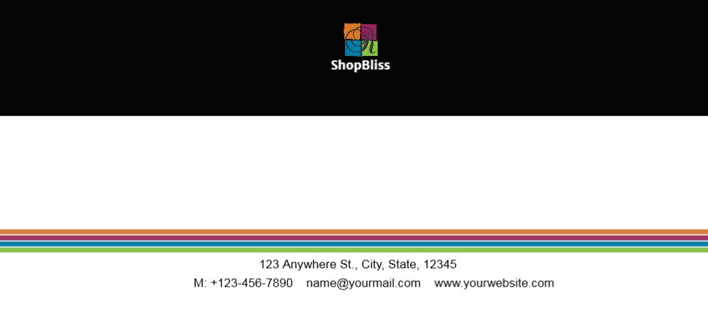 Retail Shop Stores Cheap Custom Envelope Printing template preview 19