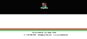 Retail Shop Stores Cheap Custom Envelope Printing template preview 4