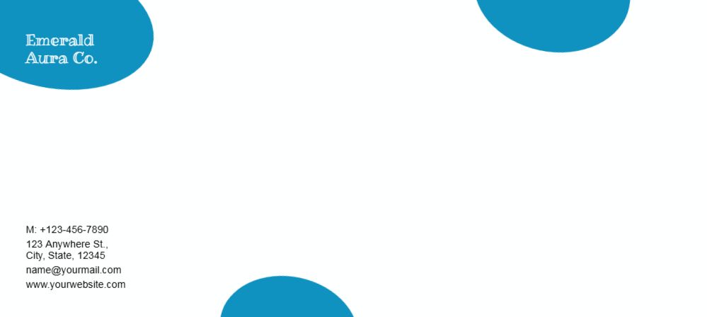 Clean Simple Cheap Custom Envelope Printing template preview 17