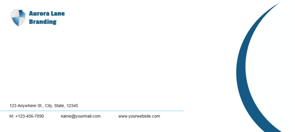 Security Cheap Custom Envelope Printing template preview 21