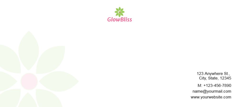 Spa Saloon Cheap Custom Envelope Printing template preview 17