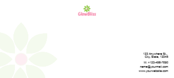 Spa Saloon Cheap Custom Envelope Printing template preview 2