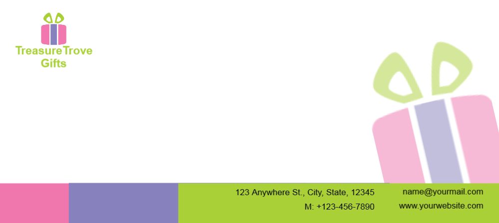 Basic Cheap Custom Envelope Printing template preview 29