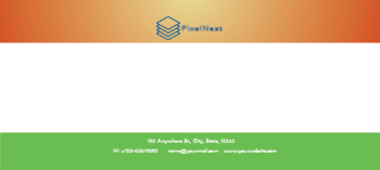 Illustrative Cheap Custom Envelope Printing template preview 3