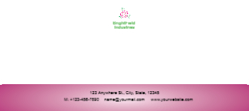 Flowers Cheap Custom Envelope Printing template preview 6