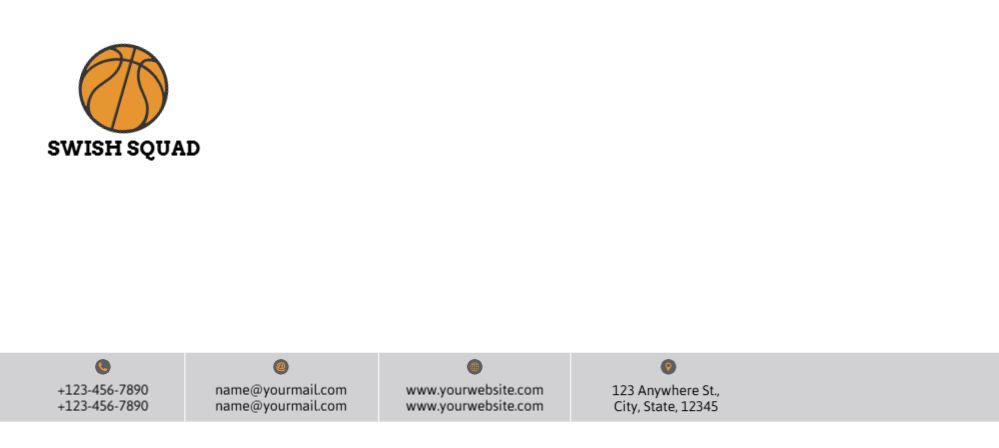Sport Cheap Custom Envelope Printing template preview 24